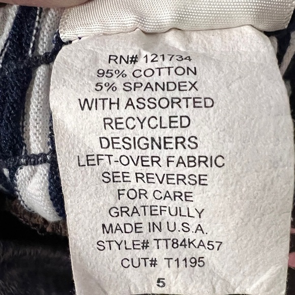 Twirls & Twigs 3/4 Length Sleeve Unique Patchwork Designer Dress Size 5 (Girls) - Picture 5 of 5